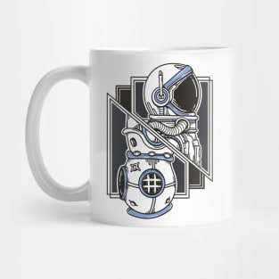 The Explorer Of The Unknown (Deepblue) Mug